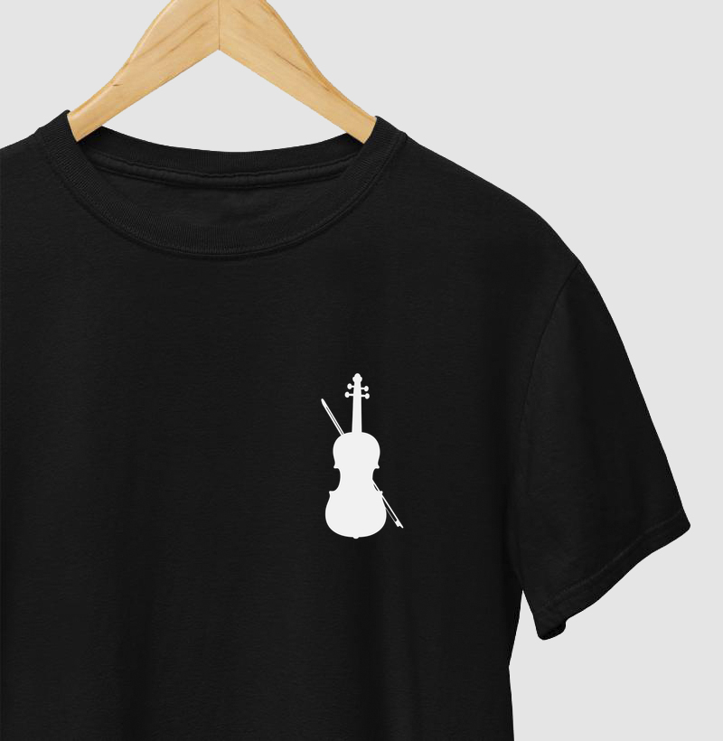 VIOLINO SILHUETA MINIMALISTA