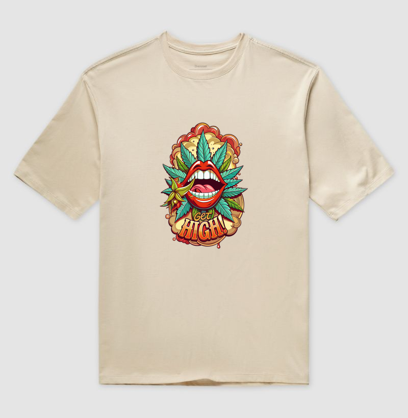 Camiseta Oversized Get High