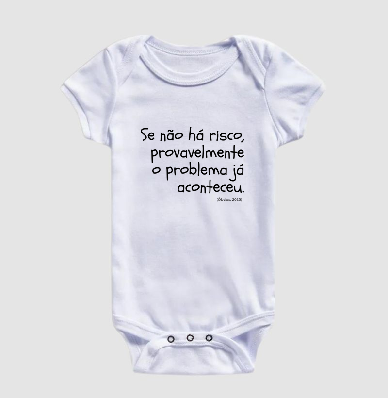 Se não há risco...