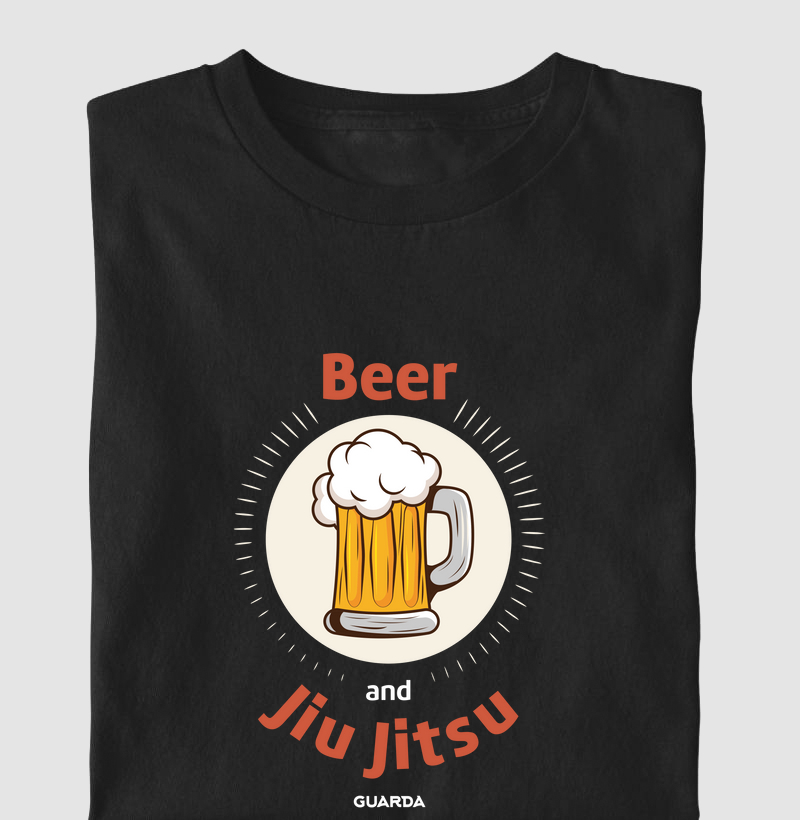 Camiseta Beer and Jiu Jitsu