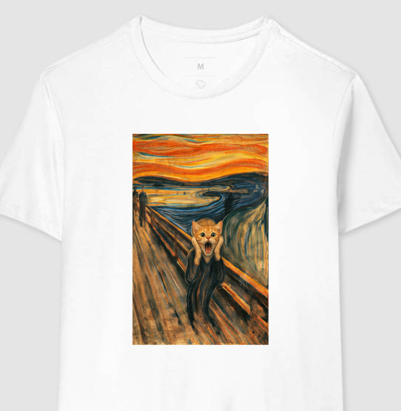 Camiseta O Grito Edvard Munch