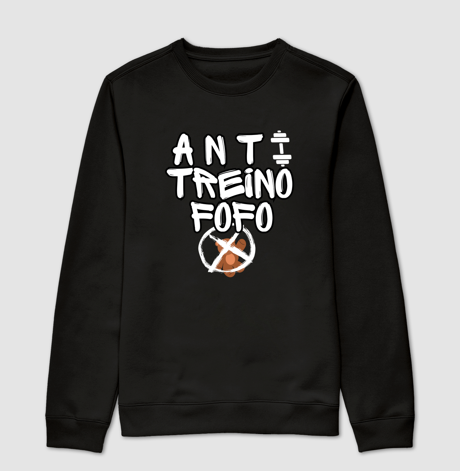 Anti Treino Fofo - white