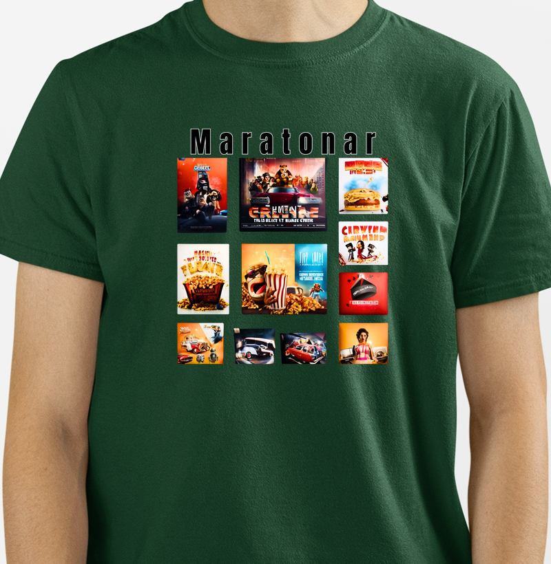 camiseta series e filmes
