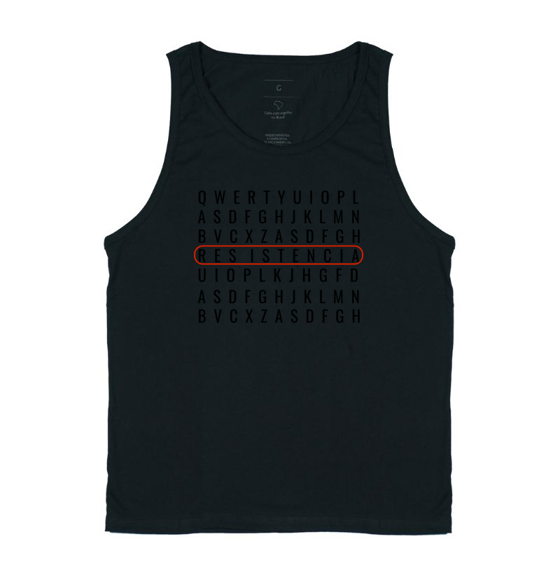 Camiseta Caça Palavras - Resistência