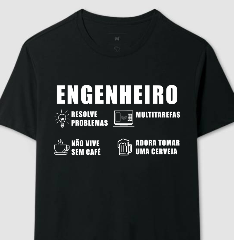 Camiseta Vida de Engenheiro