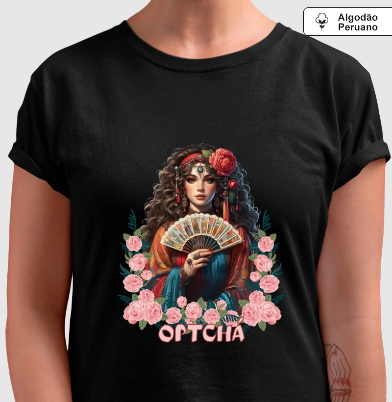 Camiseta Algodão Peruano - Premium - Cigana Amapola