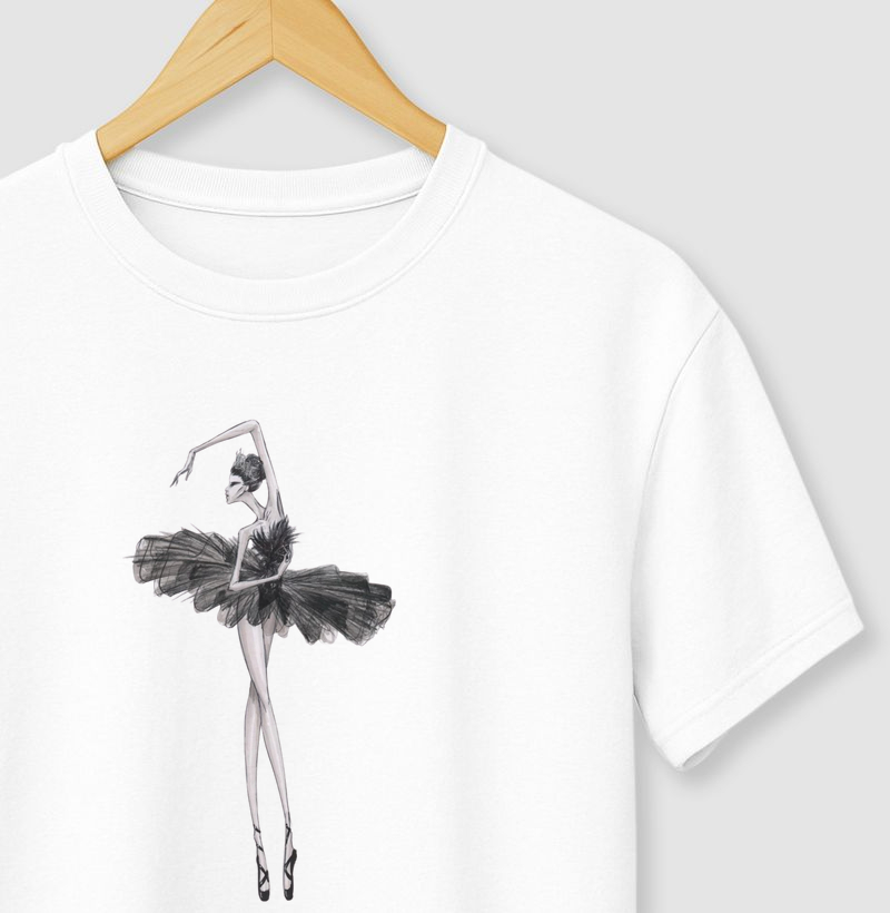 The long back tutu dancer