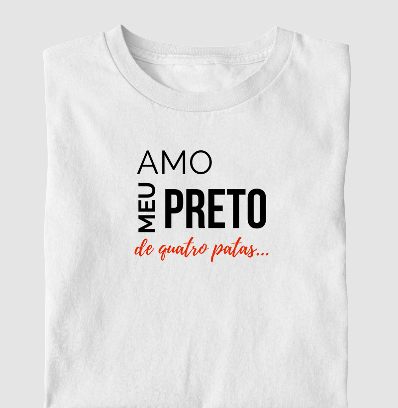 Amo meu preto de 4 patas