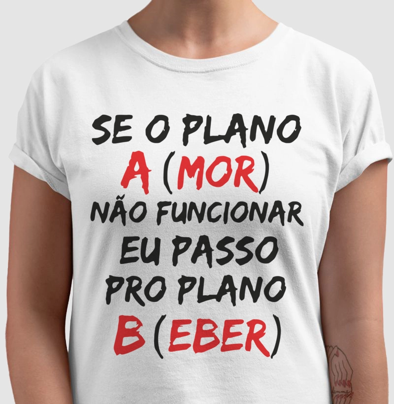 Camiseta Casual Plano A