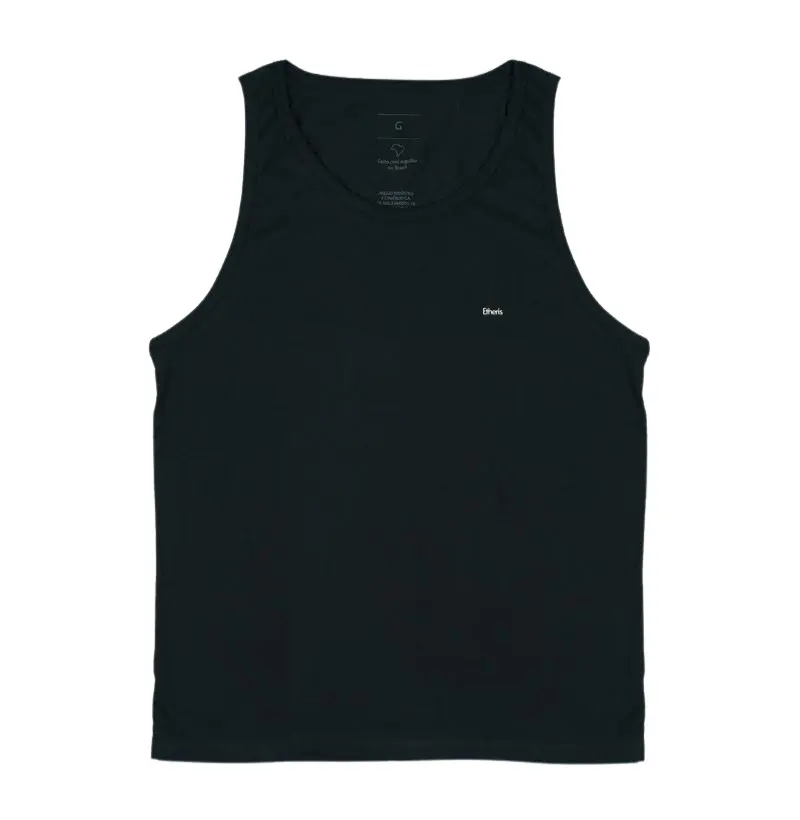 Regata Masculina Essentia Colorum Etheris - Preto