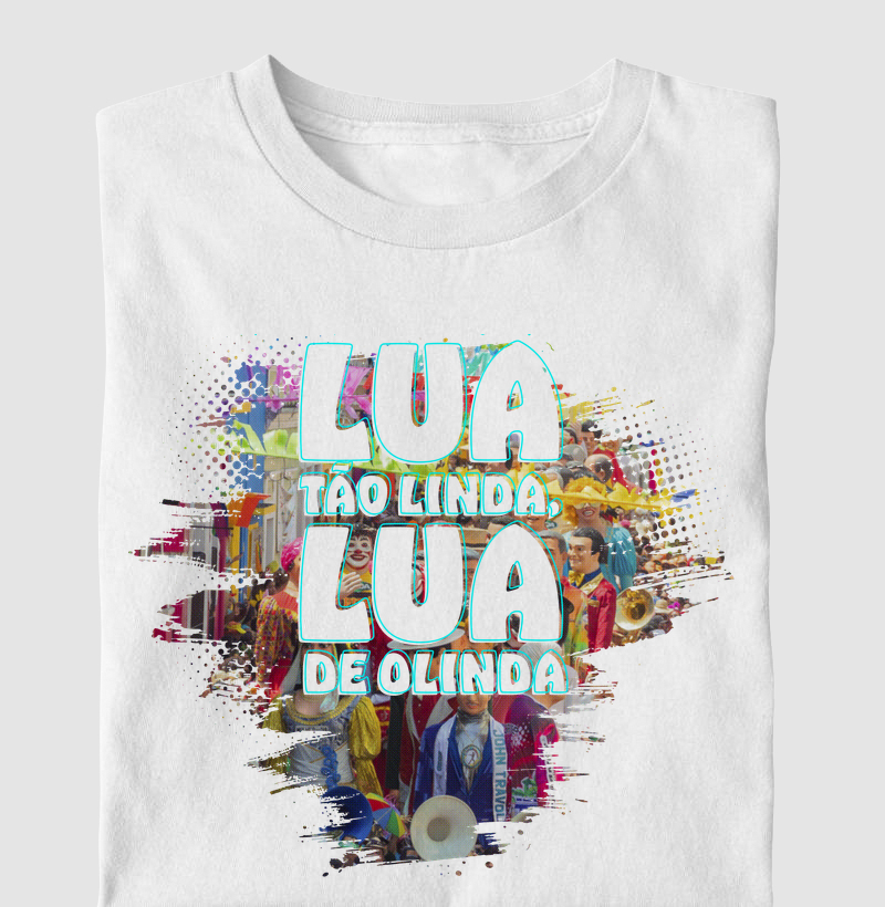 Camiseta Frevo - Lua Tão Linda, Lua de Olinda!