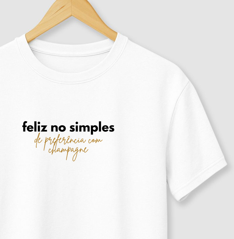 Feliz no simples - com Champagne