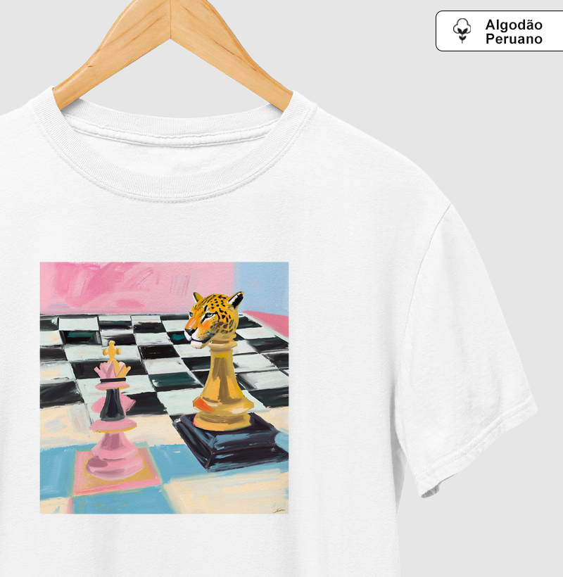 surrealismo onça pintada xadrez