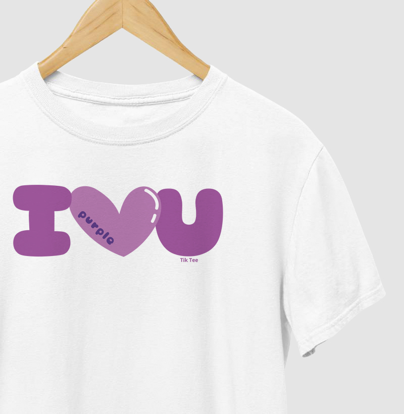 I purple U