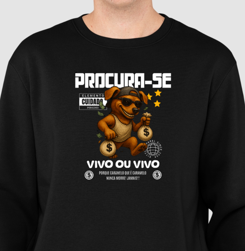 Sueter Moletom Procura-se