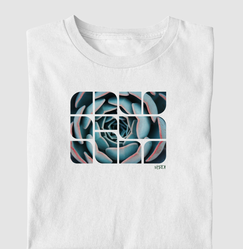 Camiseta Mosaico suculenta