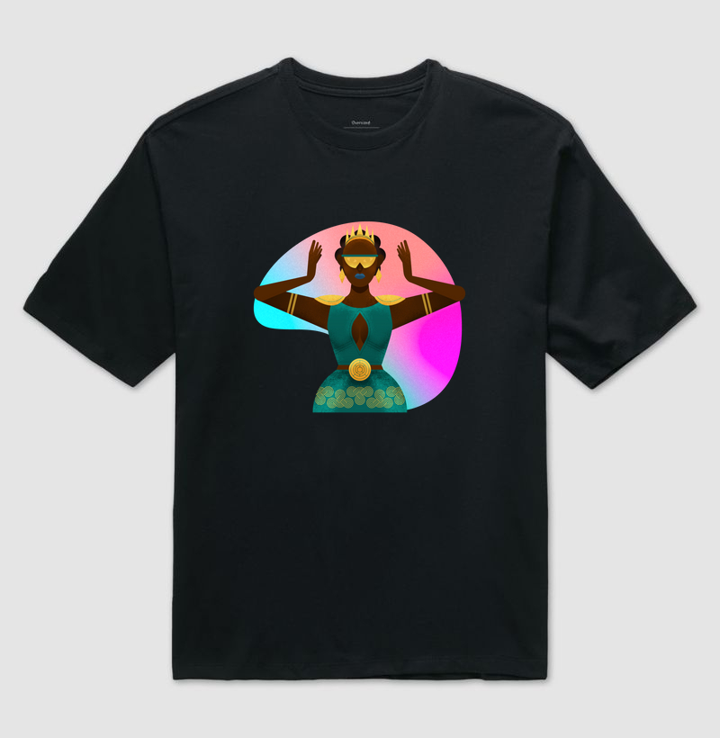 Camiseta Original Afrofuturista Moda