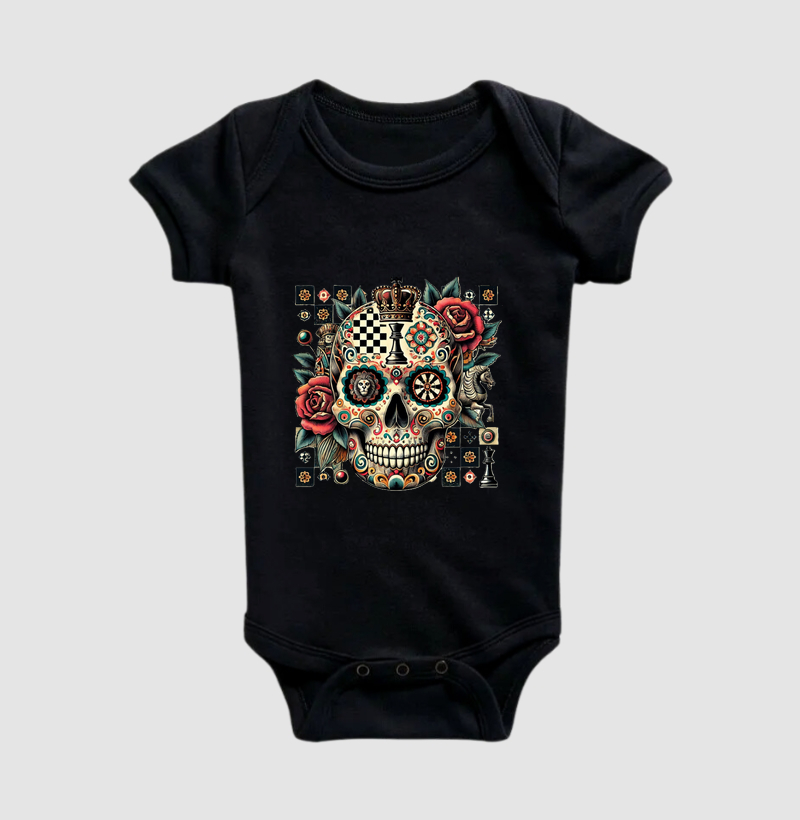 Caveira de Los Muertos Xadrez 2