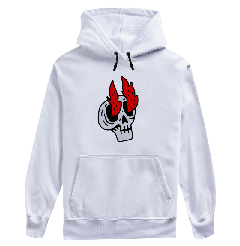 SKULL IN FIRE