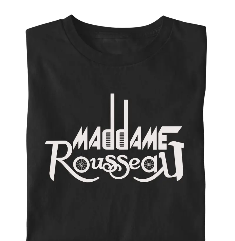 Camiseta Banda Maddame Rousseau Logo Oficial Estilo