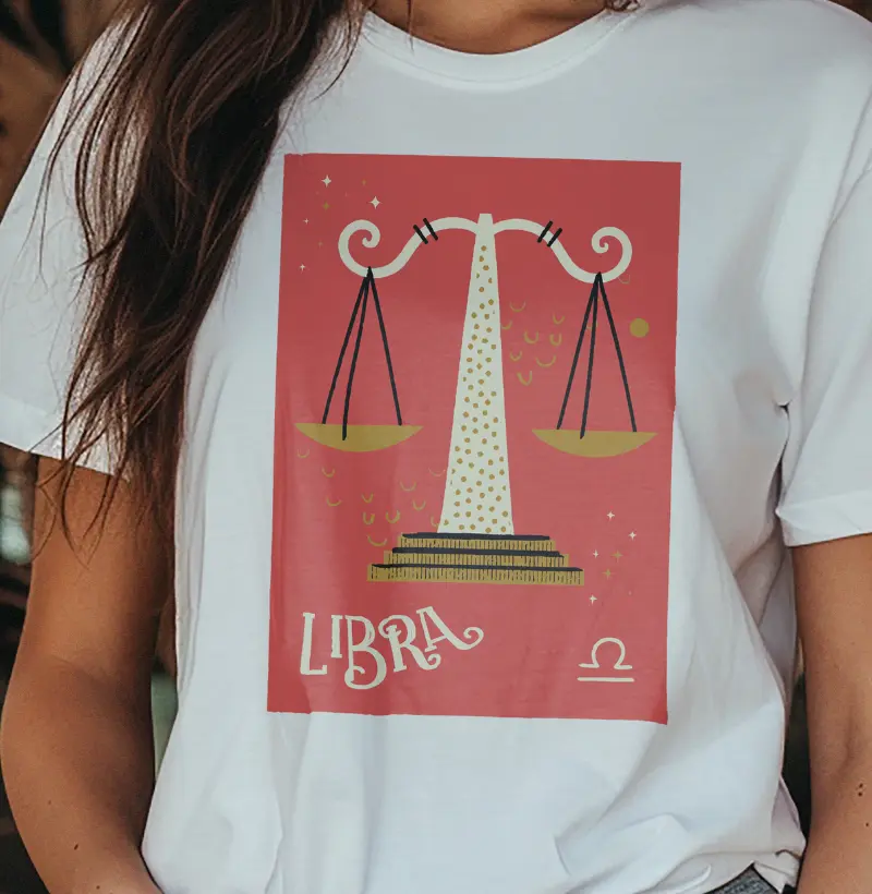Camiseta Signos - VINTAGE LIBRA