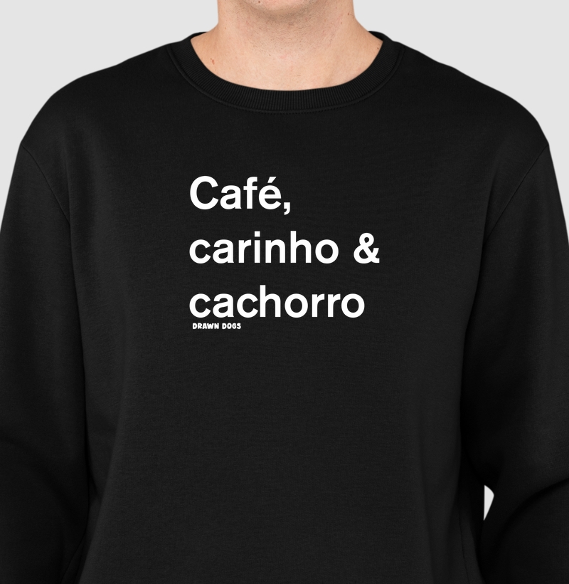 Café, carinho & cachorro