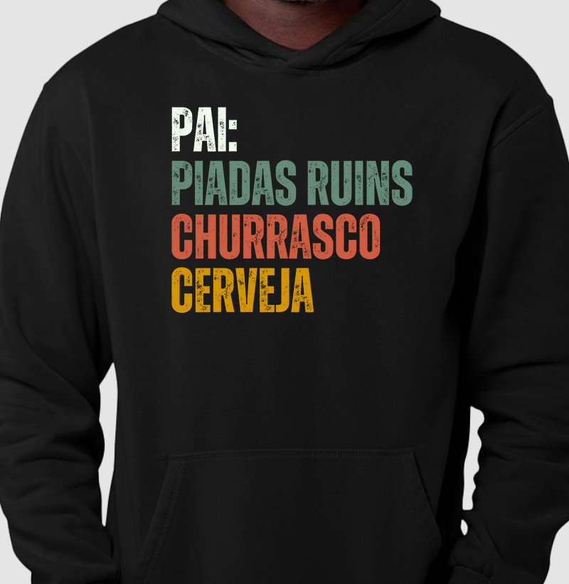Pai: piadas ruins, churrasco e cerveja