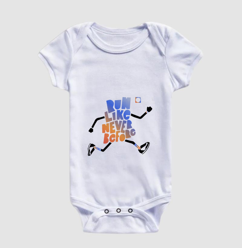Camiseta Infantil Run Like Never Before