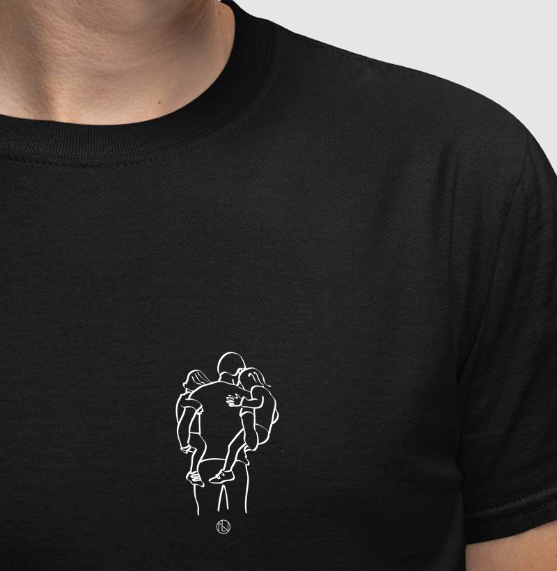 Camiseta Pai de dois
