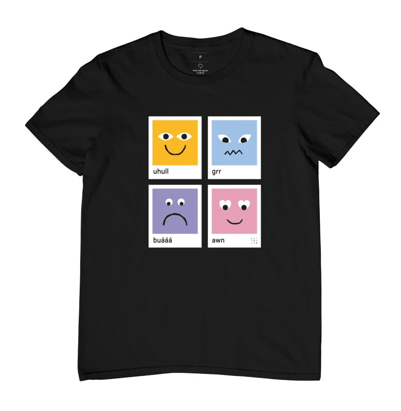 Camiseta "Emoções Básicas"