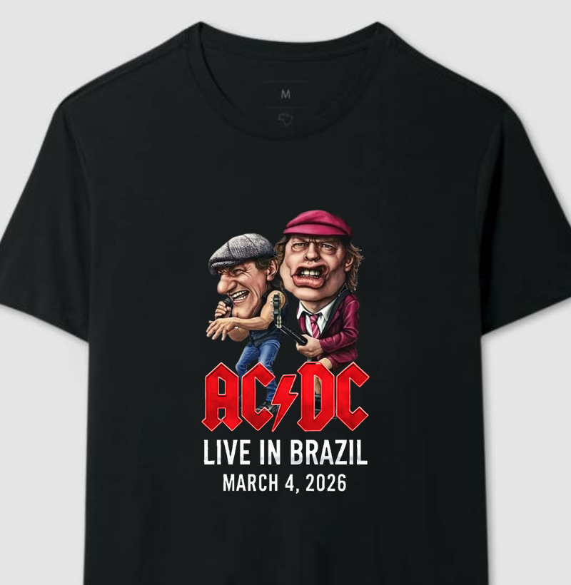 Camiseta ACDC II 4 de Março