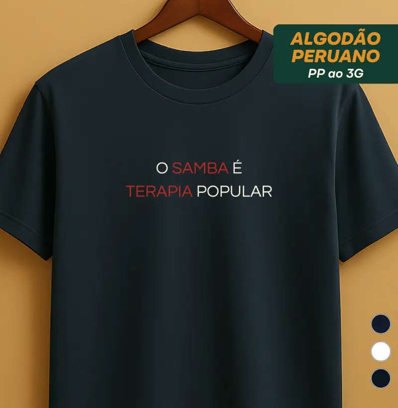 O samba é terapia popular