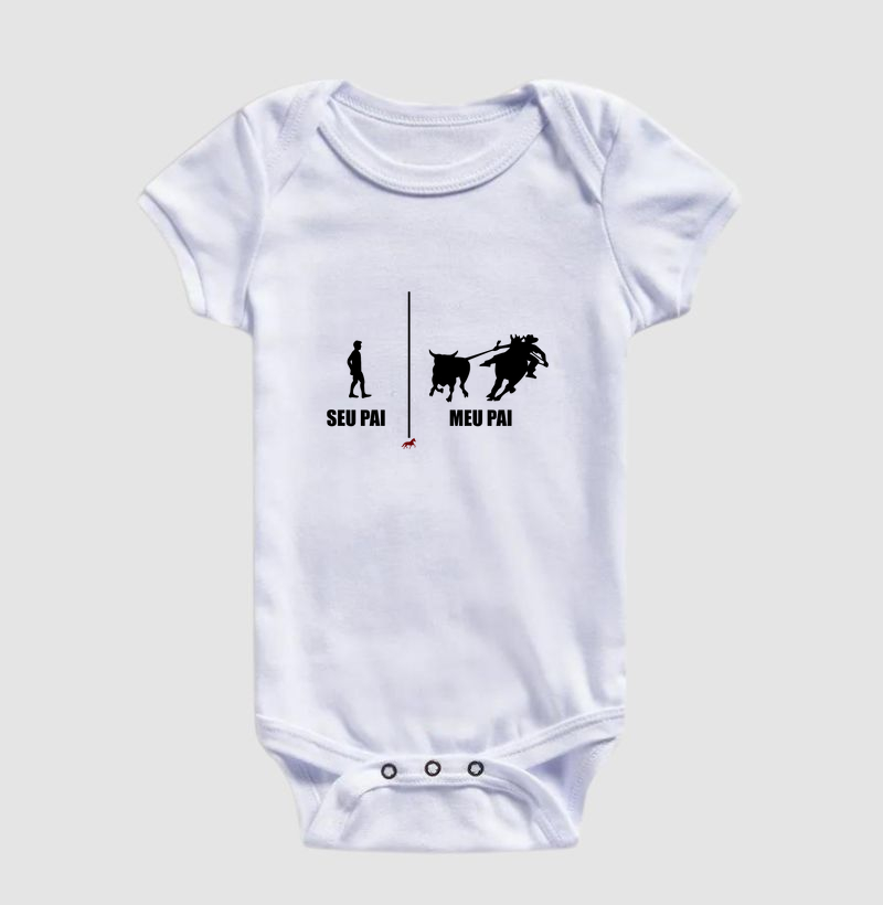 Meu Pai Vaquejada - Body Infantil