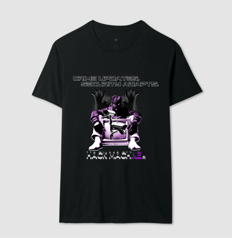 Camiseta Vigilância Hackeada – Hack Machine