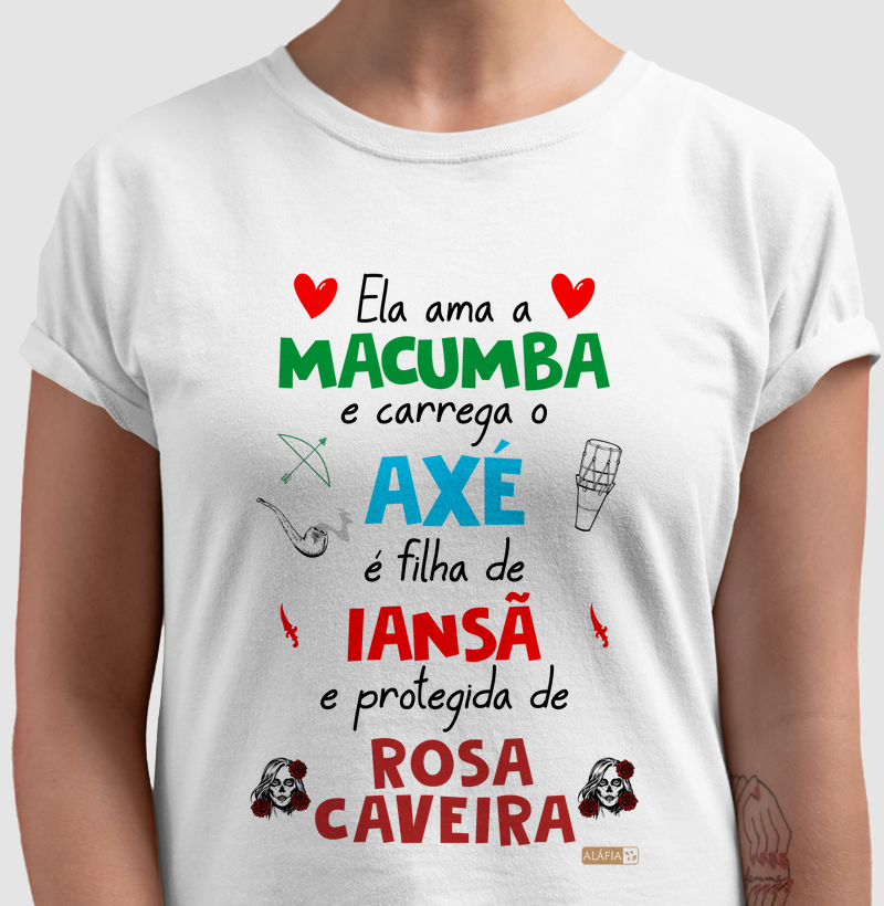 Ela ama macumba - Iansã e Rosa Caveira