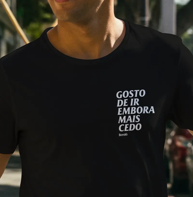 Gosto de ir embora mais cedo