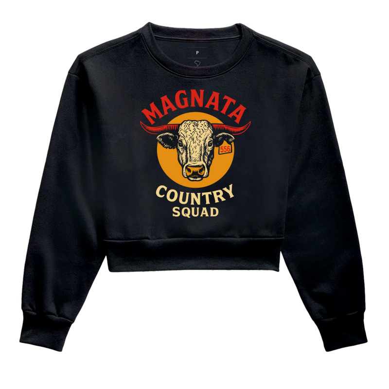 Cropped Moletom Country Magnata Squad