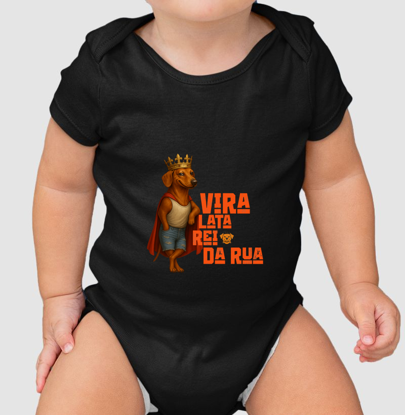 Body Infantil Rei da Rua