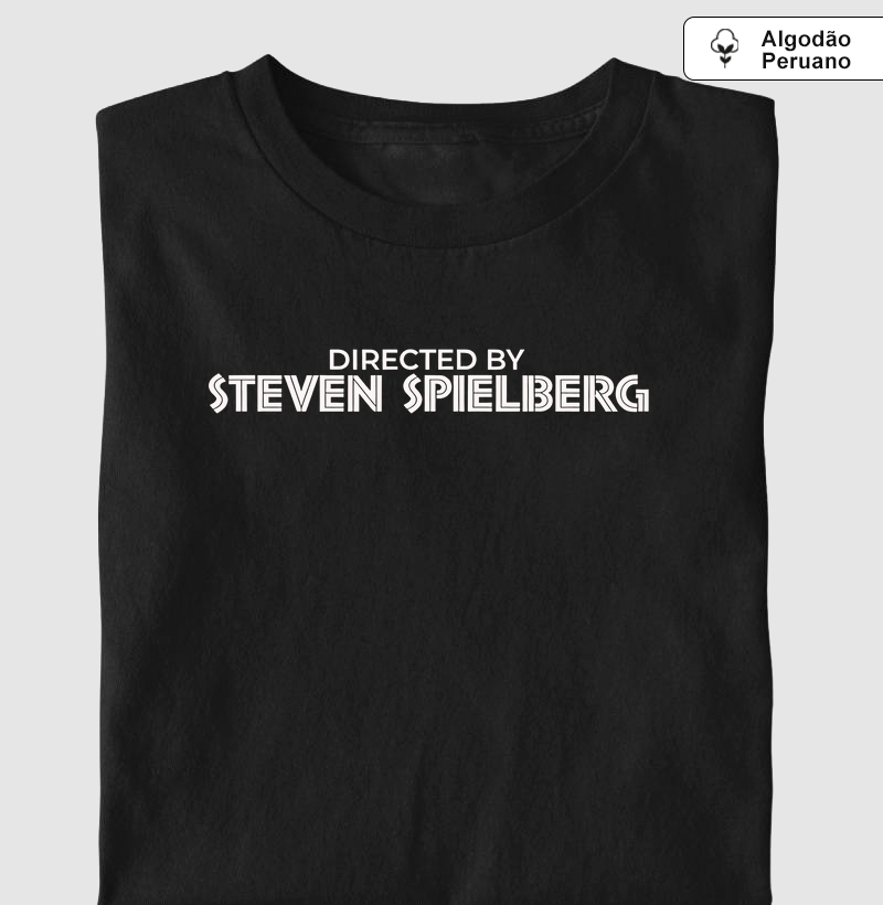 Camiseta Algodão Peruano Directed By Steven Spielberg