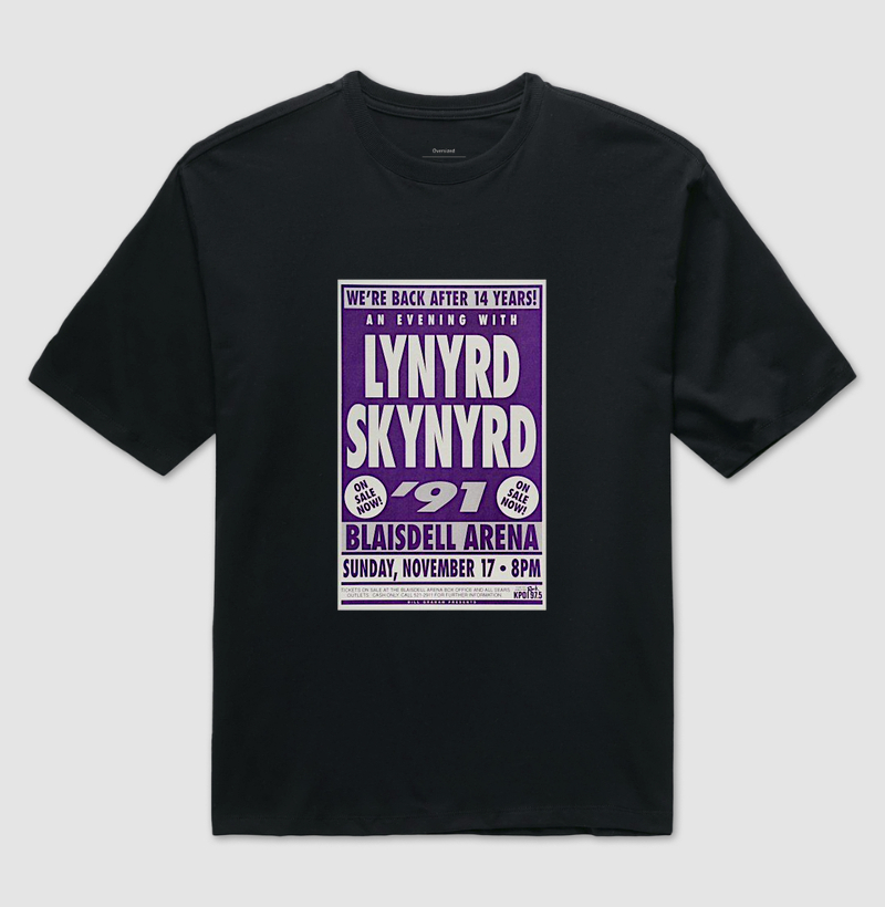 Cartaz - Lynyrd Skynyrd 1991