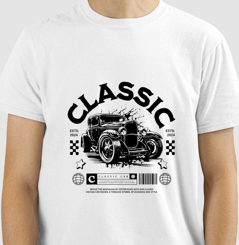 CAMISETA PREMIUM - CLASSIC HOTROD