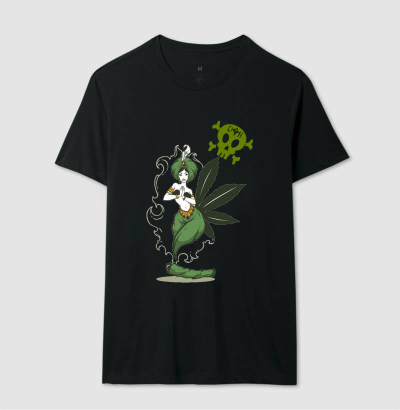 Camiseta basica drop hard deusa da fumaça