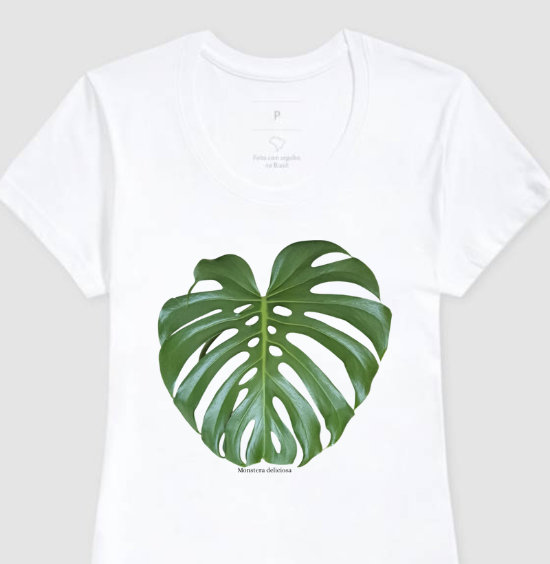 Camiseta Feminina Monstera deliciosa