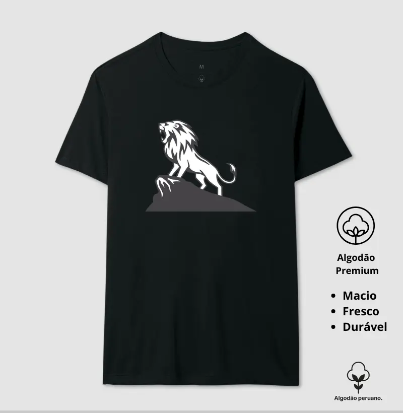 Camiseta Animalis Trono Real 100% Algodão Peruano