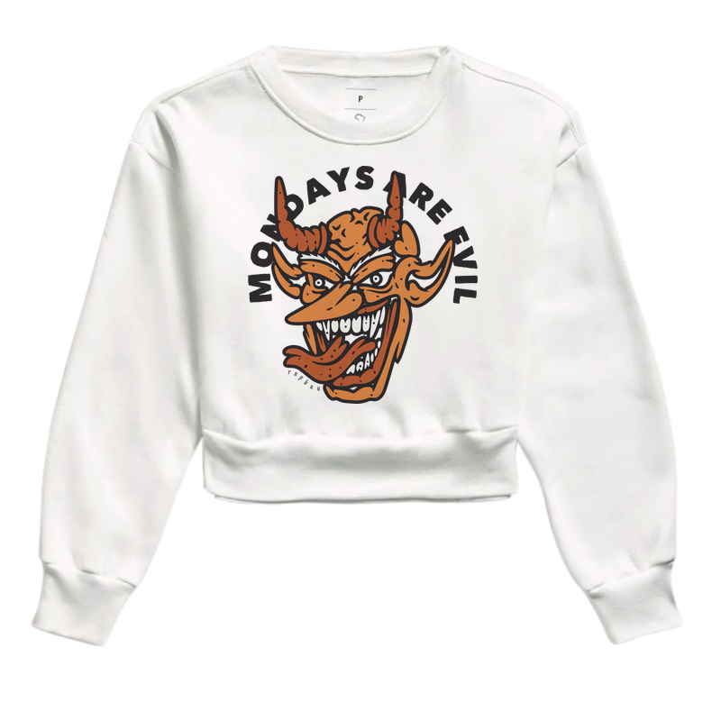 Mondays are evil (escrita em preto )