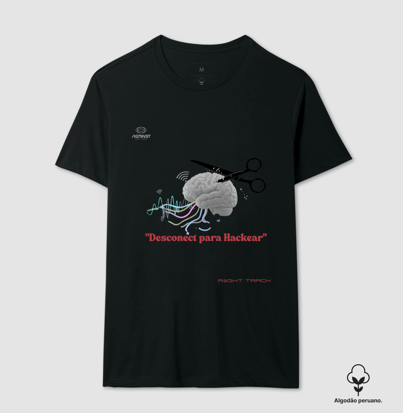 Camiseta Desconecte para Hackear