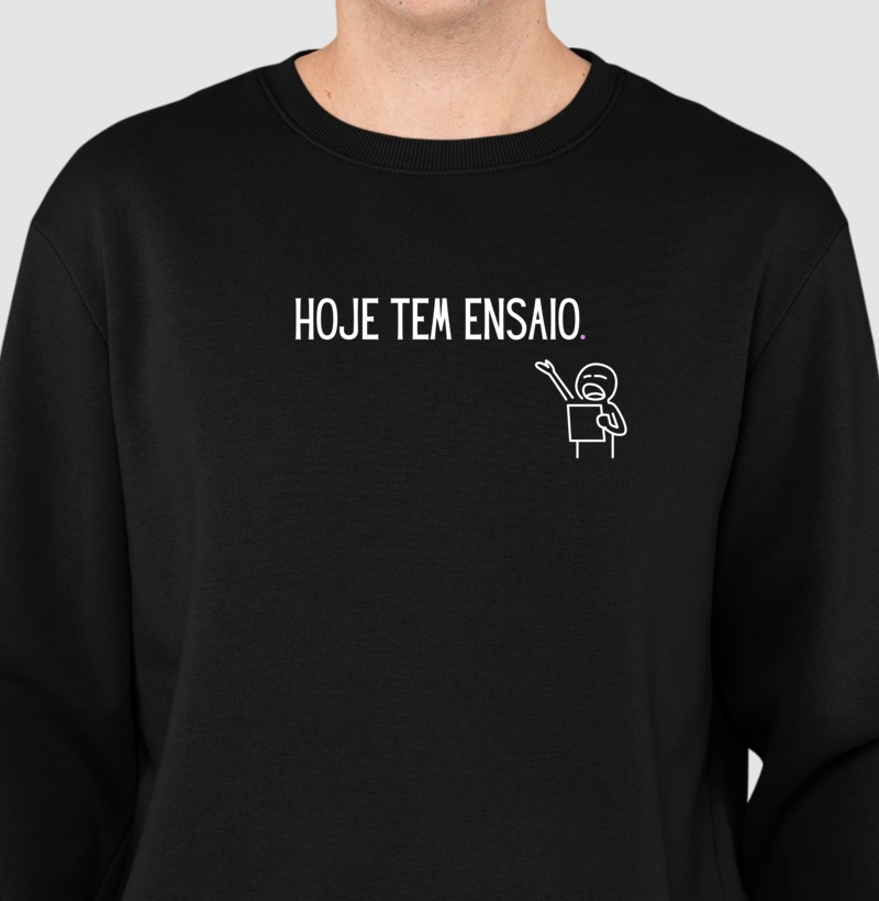 Hoje tem ensaio