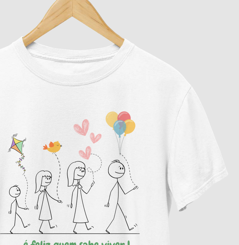 Camiseta Família Feliz