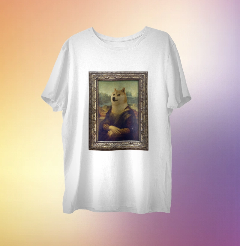 T shirt Mona Shiba Meme