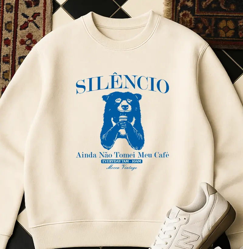 Silêncio ainda não tomei meu café